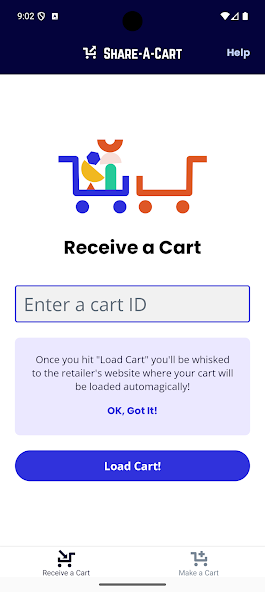Load shared carts